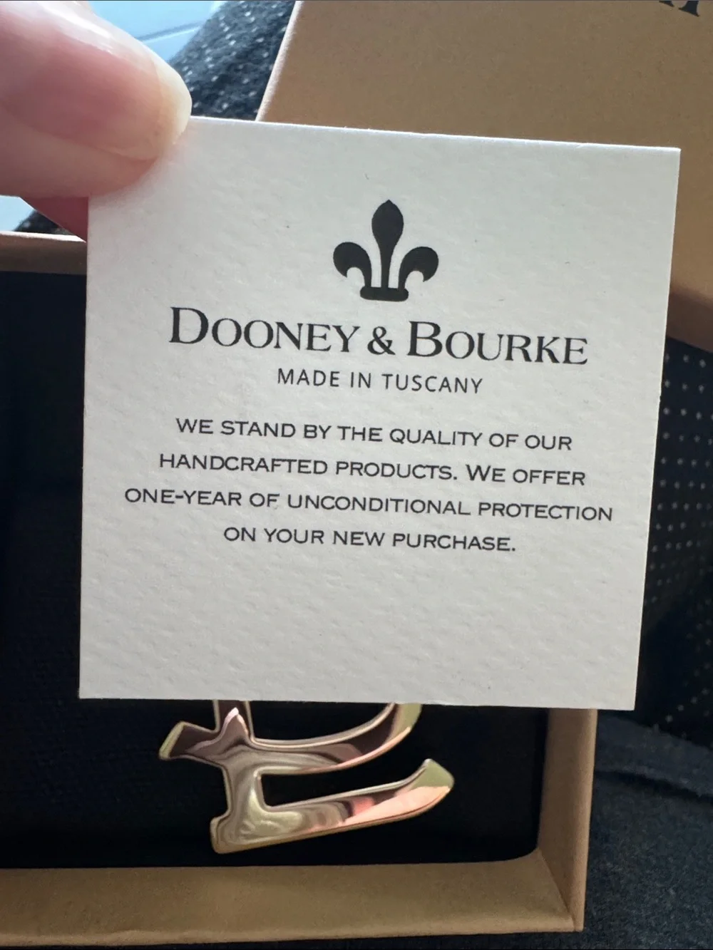 Dooney & Bourke Gold Tone Saint Louis Cardinals Key Fob / Bag Charm NWT